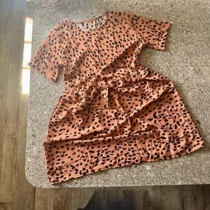 Baby Doll Animal Print Dress - Size S - NWOT Description: Elevate your wardrobe